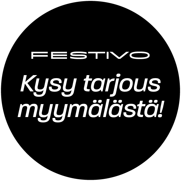 FESTIVO 90 CM MUSTA/RST KYLMIÖ