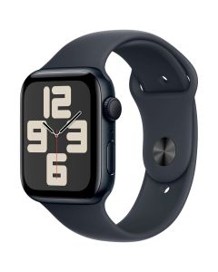 Apple Watch Se Gps 44mm Midnight Aluminium Case With Midnight Sport Band - M/l