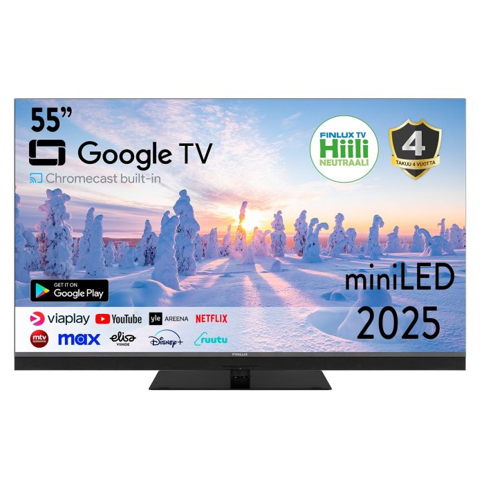 Finlux 55" G12 Miniled Google Tv 55g12.2gcmb