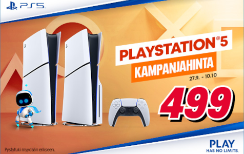 Sony Playstation 5 nyt kampanjahintaan!