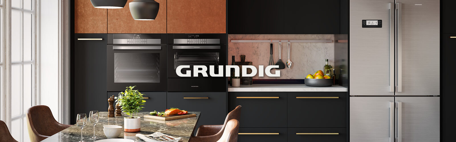 Grundig kodinkoneet keittiössä