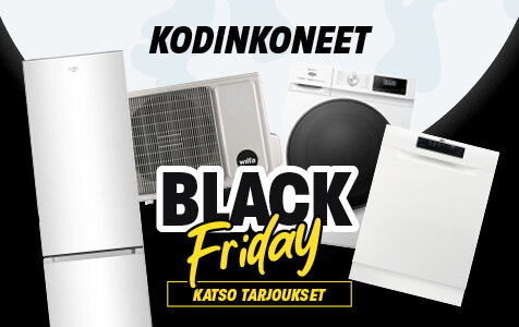 Kodinkoneet nyt Black Friday hintaan!