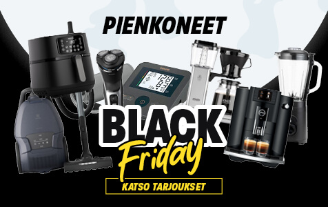 Pienkoneet nyt Black Friday hintaan!